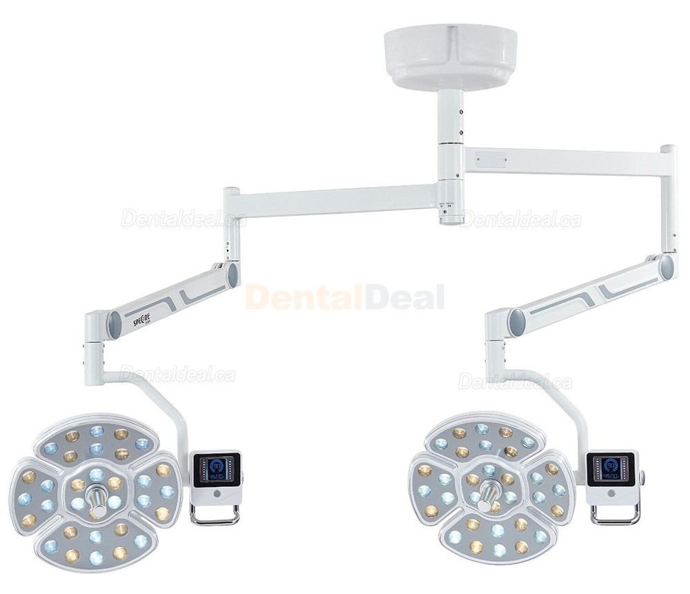 Saab KY-P139-2 Ceiling Mounted Dental Medical Surgical Lamp 64 LEDs Double Heads